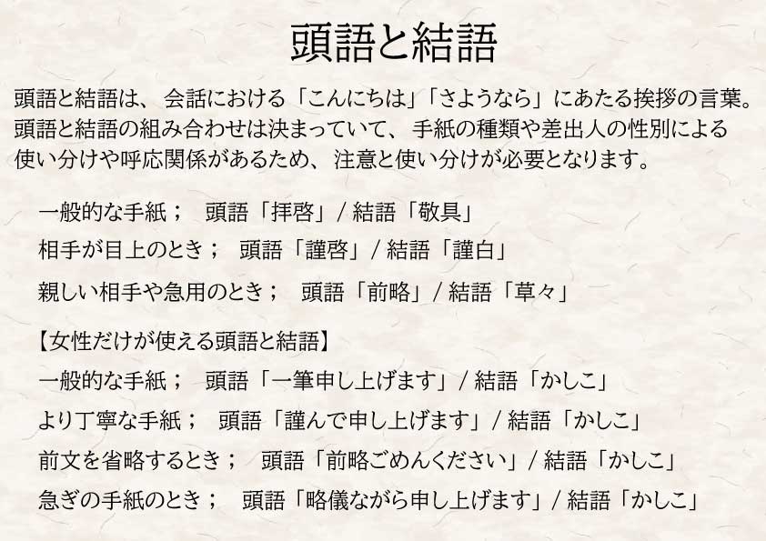 手紙のきれいな書き方 | 和みの書 奈津