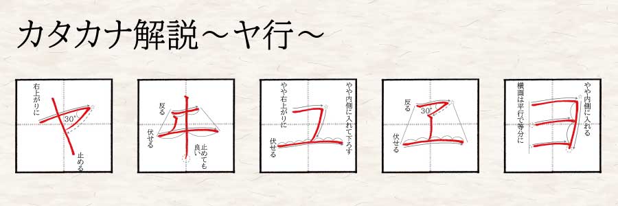 きれいな字の書き方~カタカナ編~ | 和みの書 奈津